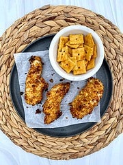 Air Fryer Cheez It Chicken Tenders - Happy Honey Kitchen