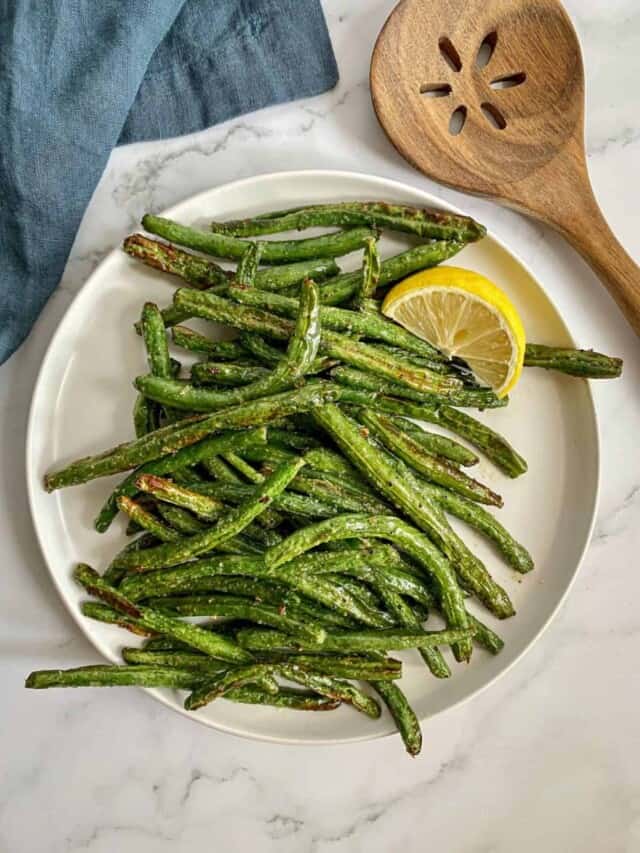 Air Fryer Green Beans Happy Honey Kitchen