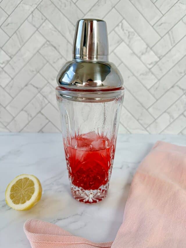 Raspberry Lemon Elderflower Gin Cocktail Happy Honey Kitchen