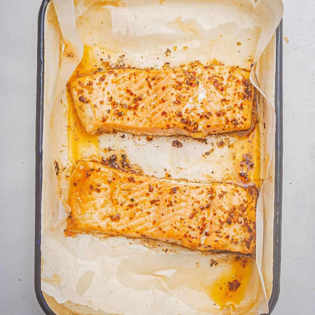 Oven Baked Blackened Salmon Recipe