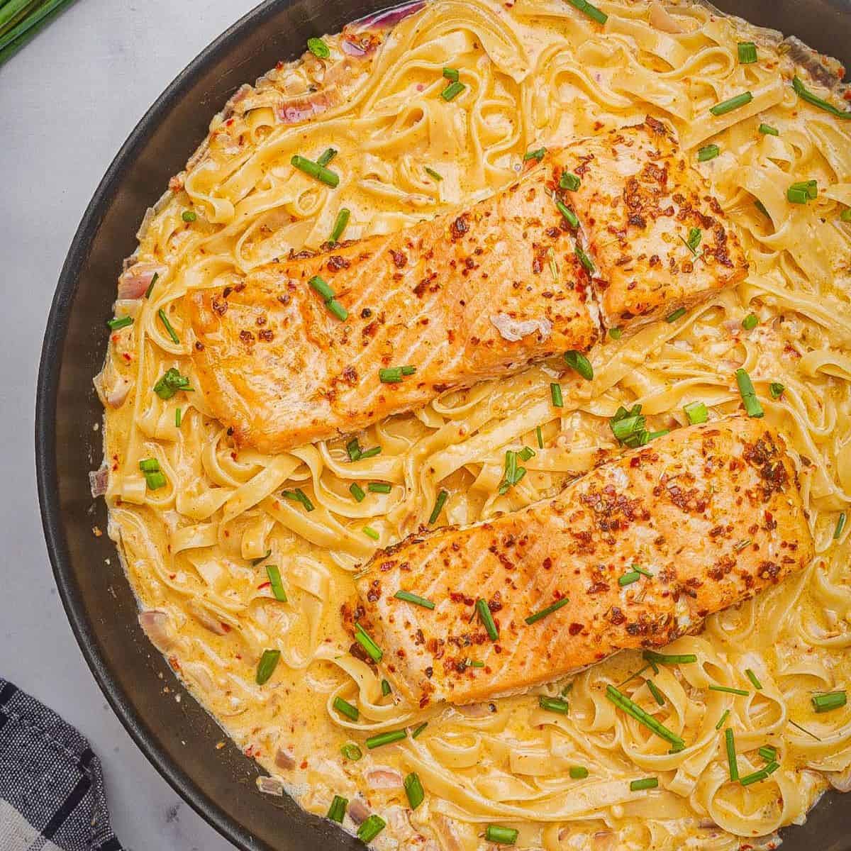 Cajun Salmon Pasta